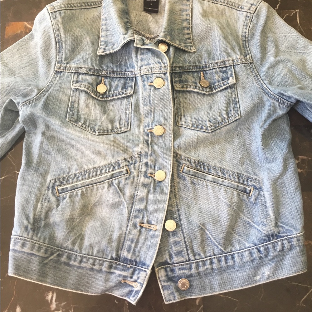 London jeans denim jacket light wash Small